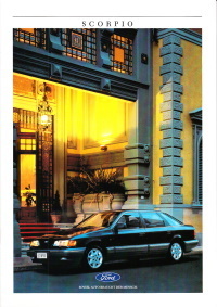 Autoprospekt Ford Scorpio Juni 1988