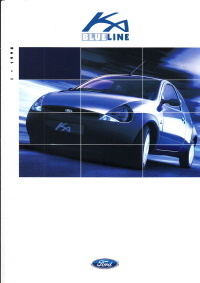 Autoprospekt Ford Ka Blue Line April 1998