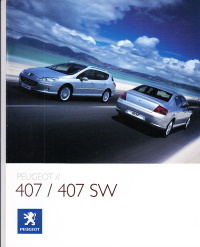 Autoprospekt Peugeot 407 - 407 SW 12 - 2007