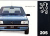 Autoprospekt Peugeot 205 Februar 1994