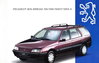 Autoprospekt Peugeot 405 Break Juli 1993