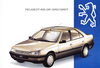 Autoprospekt Peugeot 405 GR GRD GRDT Juli 1993