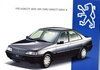 Autoprospekt Peugeot 405 SR.. Juli 1993