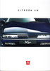 Autoprospekt Citroen XM Juli 1995 gelocht