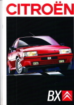 Autoprospekt Citroen BX August 1988
