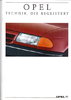 Autoprospekt Opel PKW Programm September 1991