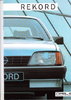 Autoprospekt Opel Rekord E August 1985