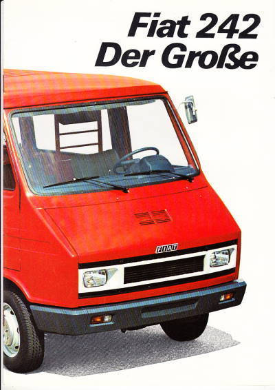 Autoprospekt Fiat 242 September 1977