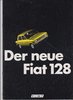 Fiat 128 Autoprospekt 1976 gelocht
