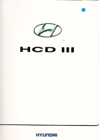 Pressemappe Hyundai HCD III 1995