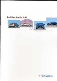 Pressemappe Cadillac Seville 1998
