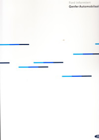 Pressemappe Ford Programm Genf 1992