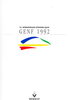 Pressemappe Renault Programm Genf 1992