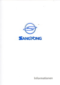 Pressemappe Ssangyong Musso 1996
