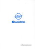 Pressemappe Ssangyong Automobile 1996