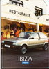Auto-Prospekt Seat Ibiza 1986