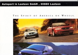 Autoprospekt Chrysler Jeep Programm