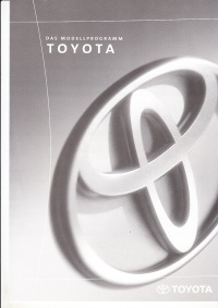 Technikprospekt Toyota Programm 9 - 1999
