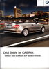 Auto-Prospekt BMW 1er Cabrio 2 - 2009 ME