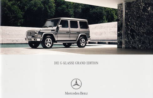 Auto-Prospekt Mercedes G Klasse Grand Edition 12 - 2005