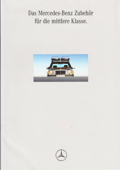 Auto-Prospekt Mercedes W124 Zubehör 8 - 1992 - Histoquariat