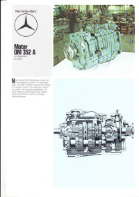 Technikprospekt Mercedes OM 352 A April 1977