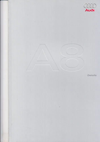 Auto-Prospekt Audi A8 Details 11 - 2002