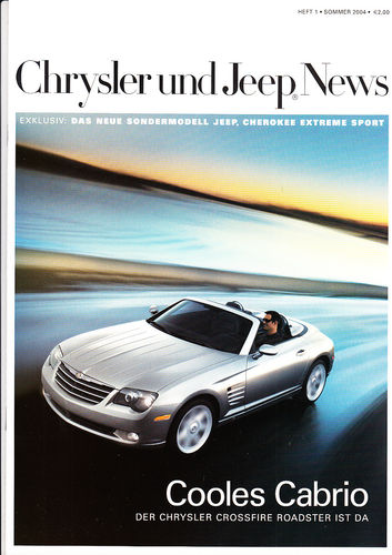 Autoprospekt Chrysler News Crossfire 2004