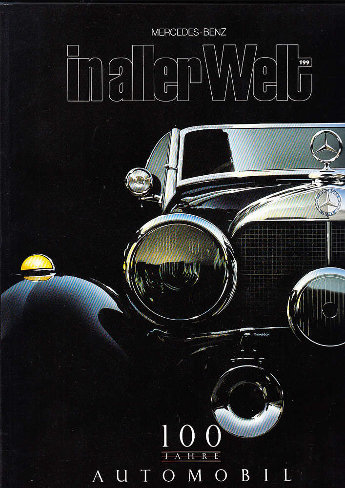 Autoprospekt Mercedes in aller Welt 1 - 1986