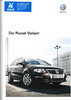 Auto-Prospekt VW Passat Variant Mai 2008