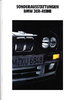 Autoprospekt BMW 3er Sonderausstattungen 2 - 1990