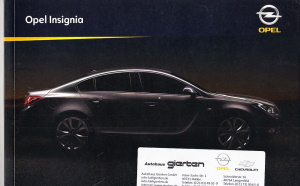 Autoprospekt Opel Insignia Oktober 2008