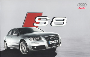 Autoprospekt Audi S8 April 2005