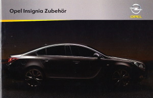 Autoprospekt Opel Insignia Zubehör 1 - 2009