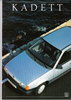 Autoprospekt Opel Kadett September 1989