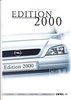 Autoprospekt Opel Edition 2000