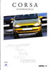Autoprospekt Opel Corsa Sondermodelle Juli 1997