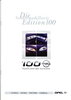 Autoprospekt Opel Sondermodelle Edition 100 1999