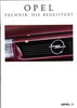 Autoprospekt Opel PKW Programm 9 - 1992