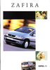 Autoprospekt Opel Zafira Januar 2001