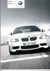 Autoprospekt BMW M3 Coupe Limousine 2 - 2007