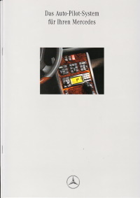 Autoprospekt Mercedes Auto-Pilot-System 2 - 1995