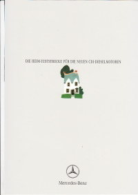Autoprospekt Mercedes Heim-Teststrecke 4 - 1998