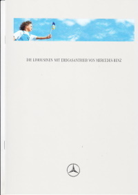 Autiprospekt Mercedes Erdgas-Limousinen 8 - 1996