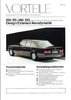 Prospekt Mercedes 260 SE - 560 SEL Design 1985