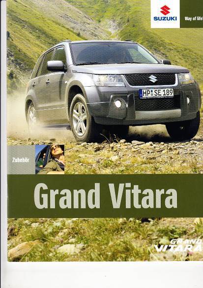 Prospekt Zubehör Suzuki Grand Vitara 2 2006 - Histoquariat