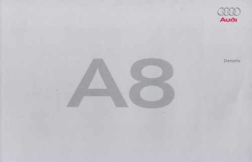 Autoprospekt Audi A8 Details 9 - 2005