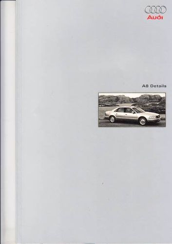 Autoprospekt Audi A8 Details Juni 1999