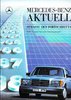 Autoprospekt Mercedes Modellprogramm 9 - 1987