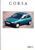 Autoprospekt Opel Corsa August 1993